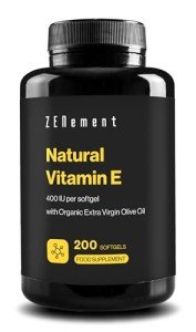 Natural Vitamin E 400IU, 200 Count Supplements