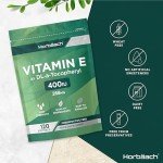 High Strength Vitamin E Capsules 400 IU - 120 Count