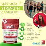 SMUG Apple Cider Vinegar Supplements - 1800mg Vegan