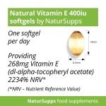 Vitamin E 400iu Capsules - UK Made