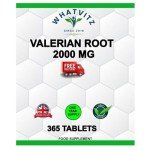 WHATVITZ High Strength Valerian Root Tablets 365