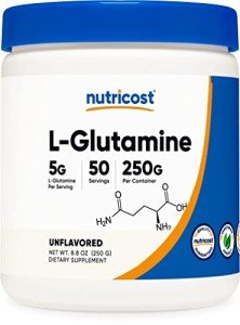 Nutricost L-Glutamine Powder 250g - 50 servings