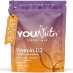Vitamin D3 4000 IU - 450 Veggie Tablets