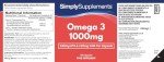 Omega 3 1000mg - 360 Capsules for 4 Months