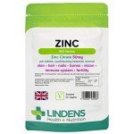 Zinc Citrate 50mg Tablets - 100 Count