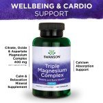 Swanson Triple Magnesium Complex 400 mg – 100 Caps