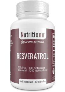Nutritionn Resveratrol 600 mg Capsules - 50% Trans-Resveratrol