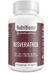Nutritionn Resveratrol 600 mg Capsules - 50% Trans-Resveratrol