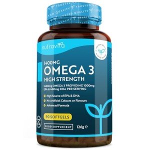 Omega 3 1400mg for Brain, Heart, Vision - 90 Caps