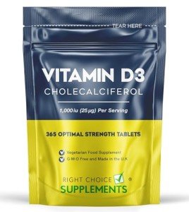 Vitamin D 1000iu - 365 Easy-Swallow Tablets