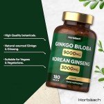 Ginkgo Biloba & Ginseng Tablets - 180 Vegan Caps