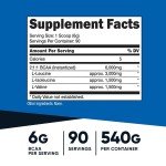 Nutricost BCAA Powder 2:1:1 - 90 Servings