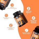 Organic Turmeric with Black Pepper & Ginger Capsules