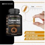 Organic Turmeric Capsules with Black Pepper and Ginger
