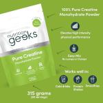 Pure Creatine Monohydrate Powder - 90 Servings