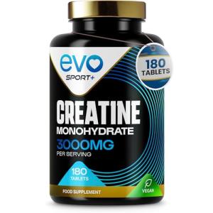 EVO NUTRITION Creatine Monohydrate Tablets 3000mg