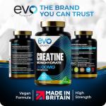 EVO NUTRITION Creatine Monohydrate Tablets 3000mg