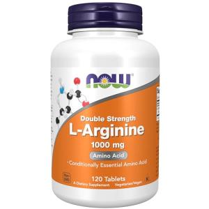 Now Foods Double Strength L-Arginine 1000mg Tablets