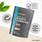 Acetyl L-Carnitine 500mg Vegan Capsules - 90 Count