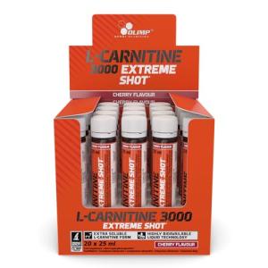 Olimp L-Carnitine 3000 Extreme Shots, Cherry, 20 Pack