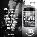 Warrior Glutamine 500g - L-Glutamine Powder for Recovery