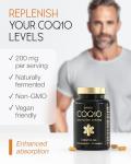 High Strength CoQ10 200mg - Vegan Heart Support