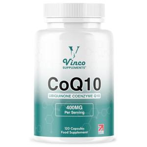Vinco CoQ10 400mg - Antioxidant Capsules for Energy