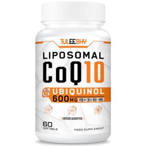 Liposomal CoQ10 Ubiquinol 600mg for Heart & Energy