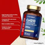 High Strength CoQ10 200mg Vegan Tablets