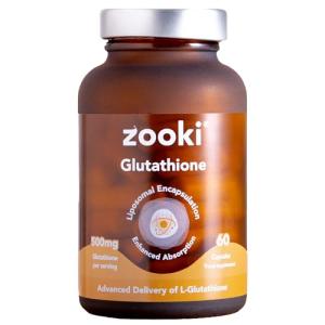 Zooki Liposomal Glutathione Capsules for Skin & Energy