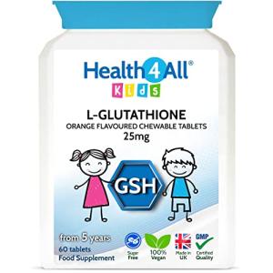 Kids L-Glutathione Chewable Tablets, 25mg, 60 Count