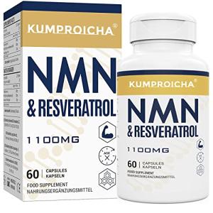 NAD+ Trans-Resveratrol 1100mg with Black Pepper