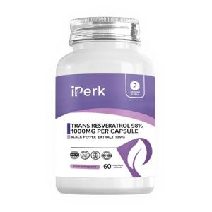 Trans Resveratrol 1000 mg Vegan Capsules - 60 Count