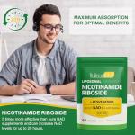Liposomal NAD+ & Resveratrol Supplement for Energy