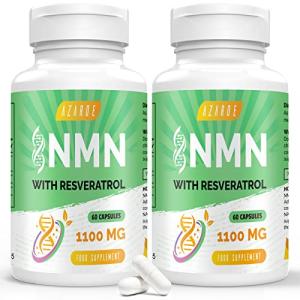 NAD+ Trans-Resveratrol 1100mg for Vitality (60 Count)