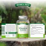 Vitamin A 10,000 IU Softgels - 60 Count
