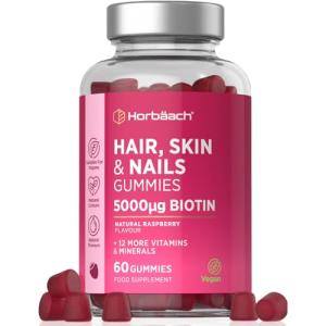 Hair Skin and Nails Vitamins with 5000mcg Biotin