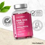 Hair Skin and Nails Vitamins with 5000mcg Biotin