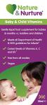 Nature & Nurture Vegan Baby & Child Vitamins