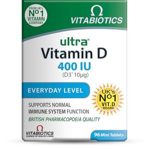 Vitabiotics Ultra Vitamin D 400IU Tablets