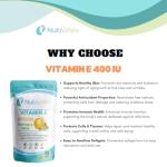 Vitamin E 400 IU Softgels for Skin Health