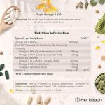 Triple Omega 3 6 9 Capsules 3000mg - 120 Count