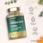 Triple Omega 3 6 9 Capsules 3000mg - 120 Count