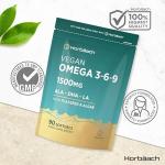 Vegan Omega 3-6-9 Capsules, High Strength Flaxseed Oil