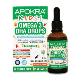 Vegan Omega 3 DHA Drops for Kids – 50mL