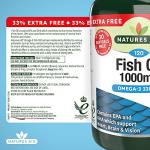Nature's Aid Omega-3 Fish Oil 1000mg Softgels