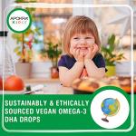 Vegan Omega 3 DHA Drops for Kids – 50mL
