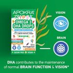Vegan Omega 3 DHA Drops for Kids – 50mL