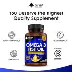 Omega 3 Fish Oil 2000mg Capsules with Vitamin E