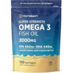 High Strength Omega 3 Fish Oil Capsules 2000mg